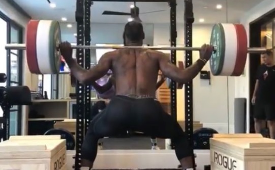 Lebron James Posts A Video Of Himself Doing Squats On Instagram