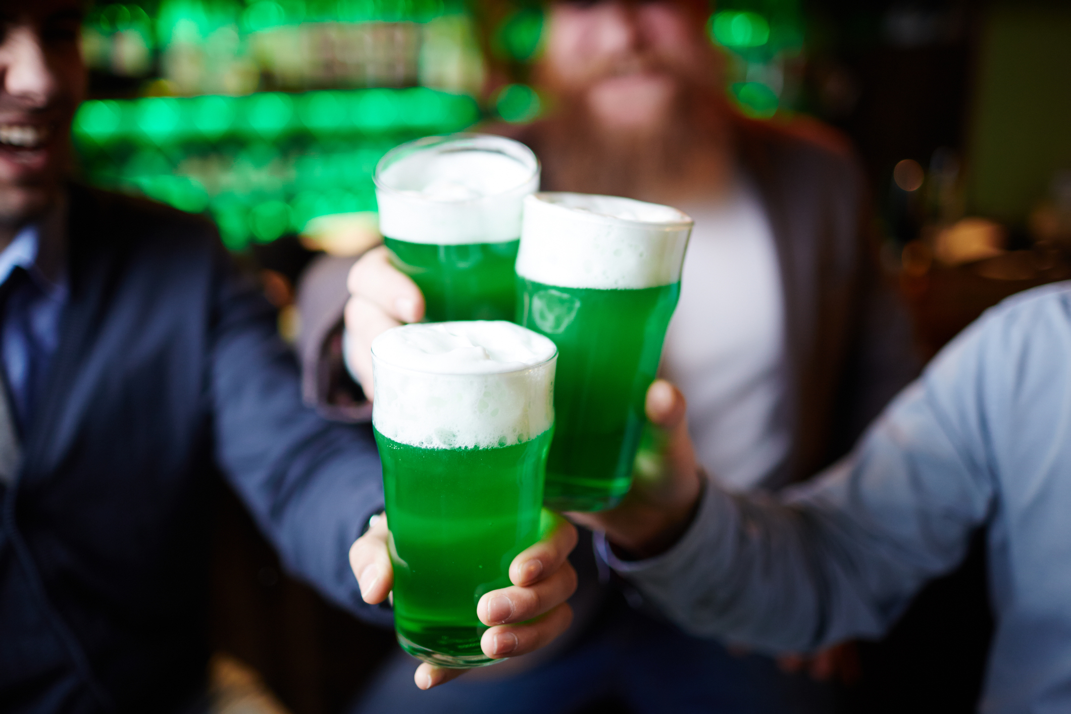Bière artisanale Boire bière verte n’est irlandais, c’est juste stupide dégoûtant Malt