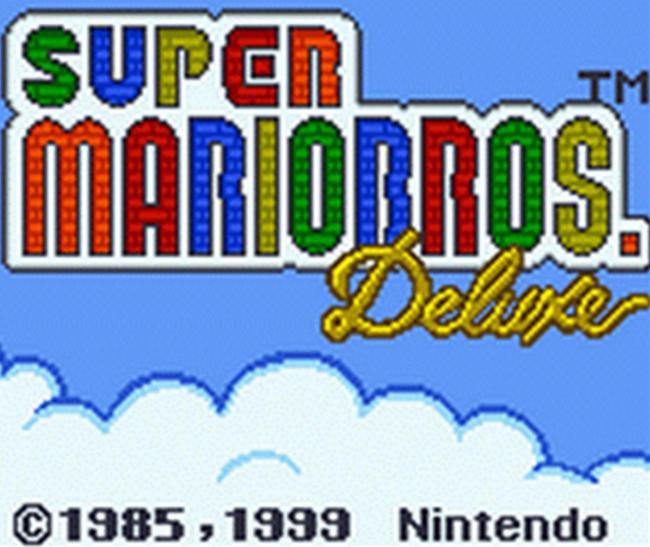 Super Mario Bros. Deluxe game boy