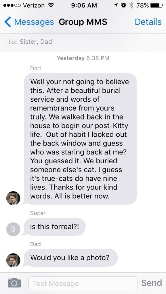Family lost cat burial rabbit story