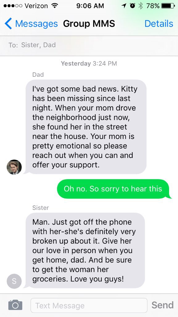 Family lost cat burial rabbit story