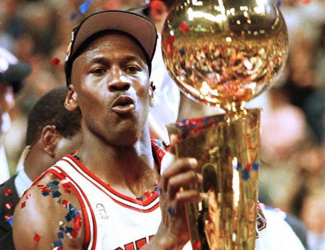 michael jordan trash talking