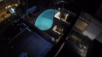 NSFL: Daredevil Attempted To Jump From A Roof Into A Pool And Missed – OMG! His Feet Are MANGLED!!!