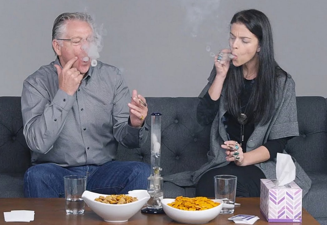 1048px x 721px - Parents And Kids Smoke Weed Together For The First Time And Causes One Dad  To Puke His Head Off In A Bucket - BroBible