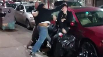 Hey Youse, Check Out This Philly Street Brawl Right Outside A Bar