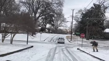 North Carolina Got Some Snow Over The Weekend And This Raleigh Bro Killed It Skiing In The Streets