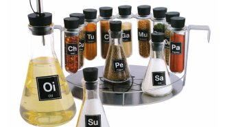 You’re Already A Mad Scientist In The Kitchen So This Chemist’s Spice Rack Makes Total Sense