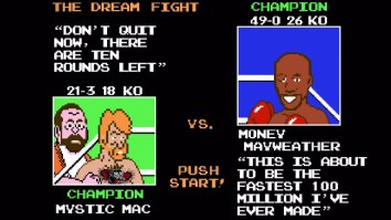 Watch Conor McGregor And Floyd Mayweather FINALLY Fight In A Special Edition Of ‘Punch Out!’