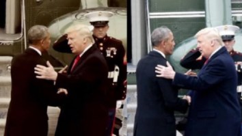 Is Donald Trump Or The White House Photoshopping His Small Hands To Make Them Look Bigger?