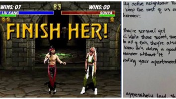 Bro Leaves ‘Mortal Kombat’-Themed Sex Advice For His Neighbors That Keep Having Loud Sex