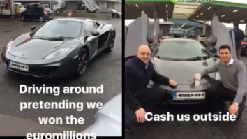 Two Bros Drive Around In A McLaren MP4 To Convince People That They Won The Lottery