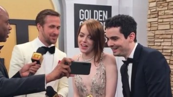Emma Stone’s Reaction To Ryan Reynolds Making Out With Her Ex Andrew Garfield Is Pretty Funny