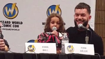 WWE Good Guy Finn Balor Saved The Day When An Adorable Young Fan Got Too Nervous To Ask Him A Question