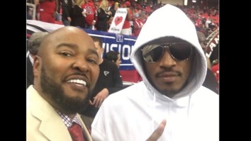 Future Is On The Sidelines At The Falcons-Seahawks Game To Root Against Russell Wilson
