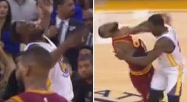 Draymond Green Mocks LeBron James For Ridiculous Flop That Resulted In ...