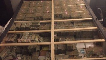 This Is What $20 Million In Cash Stuffed Into A Box Spring Looks Like