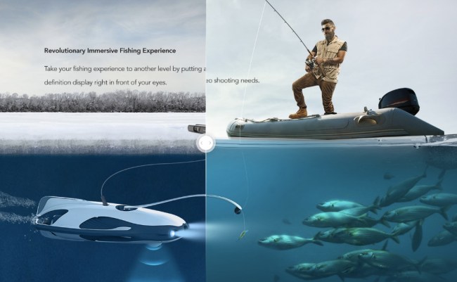 PowerRay Underwater Fishing Drone