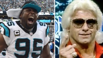 Panthers DE Charles Johnson Calls Out WWE Legend Ric Flair For Being An NFL ‘Groupie’, Flair Fires Back