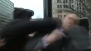 White Nationalist Richard Spencer Gets Punched In The Face During Live TV Interview At Trump Protest In DC