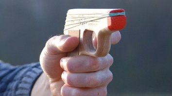 PPK Rubber Band Gun Takes Office Wars To The Extreme