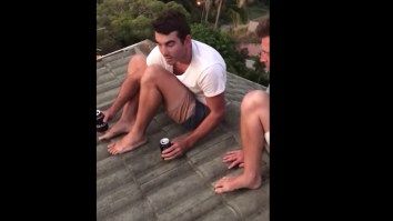 Aussie Bros Invent A New Way To Chug A Beer Like A Bunch Of Savages