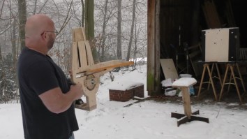 YouTube’s Favorite Crazy German Built A Fully-Automatic Crossbow