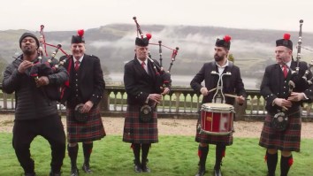 Marshawn Lynch Went To Houston, Scotland To Ask People About The Super Bowl And Sensually Dance To Bagpipes