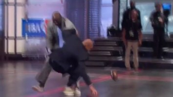 Shaq Tackling Charles Barkley After Catching A Pass From Randy Moss Is The Funniest Thing You’ll See Today