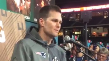 Tom Brady Gets Emotional And Nearly Breaks Down When Talking About His Father During Super Bowl Media Night