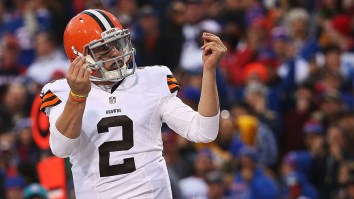 Johnny Manziel Sent Darren Rovell A Signed Helmet With A Two-Word Message That Perfectly Sums Up How He Feels About Him