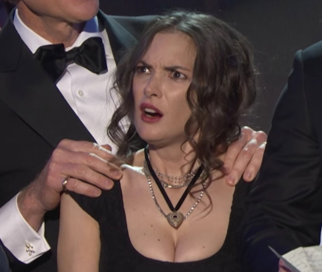 Winona Ryder's Multitude Of Crazy AF Facial Expressions Were The