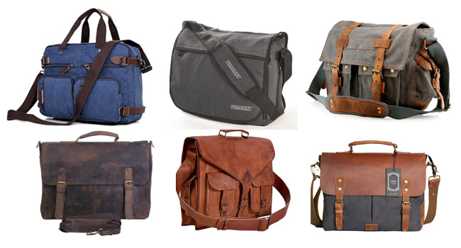 IMOBABY Color Parrot Laptop Bag Canvas Messenger Shoulder Bag Briefcase Fits 15-15.4 inch 