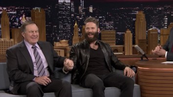 Bill Belichick And Julian Edelman Hold Hands And Joke About Meditation While Discussing Super Bowl Victory
