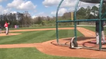 Red Sox Catcher Blake Swihart Needs To Use Rube Baker’s Playboy Method Because He Still Can’t Make Simple Throw Back To Pitcher