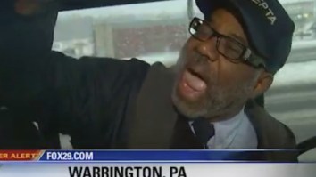Bus Driver Loses His Mind On Live TV When Riders Try To Sneak On The Bus Without Paying