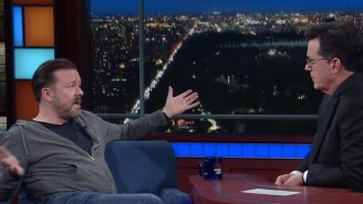 Ricky Gervais And Stephen Colbert Debate The Existence Of God, Butt Heads