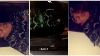 Guy Finds A Drunk Bro Passed Out On His Car, Hilariously Trolls Him On Snapchat