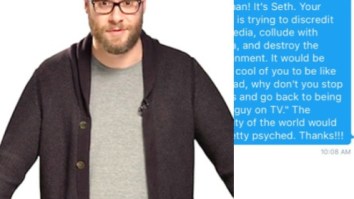 Seth Rogen Is Trying To Save America By Sliding Into Donald Trump Jr’s DMs