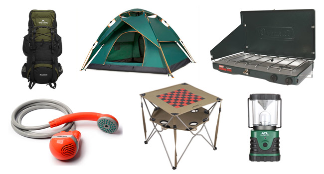 camping equipment deals