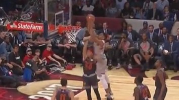 Giannis Antetokounmpo Dunked All Over Steph Curry At The All-Star Game