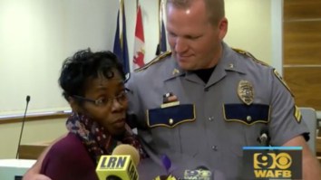 Hero Grandmother Rescues Cop By Attacking Man Who Was Beating Up Police Officer
