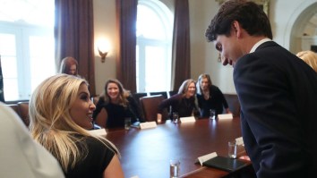 Ivanka Trump Was Caught Looking Thirsty AF For Justin Trudeau So Naturally, Twitter Ran Wild With Jokes