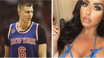Kristaps Porzingis Shoots His Shot With Abigail Ratchford On A Particularly Spicy Instagram Photo, She Responds