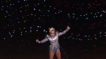 Lady Gaga Opened The Super Bowl Halftime Show By Jumping Off The Roof Of NRG Stadium