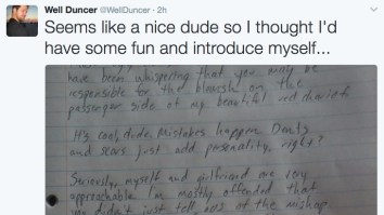 Bro Makes A New Best Friend After Leaving A Note On A Neighbors Car