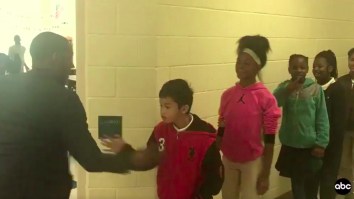 Coolest English Teacher Ever Has A Handshake For Every Single Student