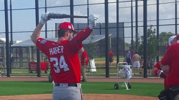 Hell Yea, Bryce Harper Has A Barbed Wire Bat