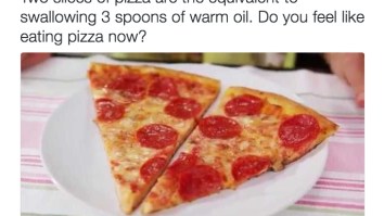 Fitness Blog Tries To Shame Followers Into Not Eating Pizza — Except NOBODY PUTS BABY IN A CORNER