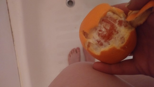 shower orange