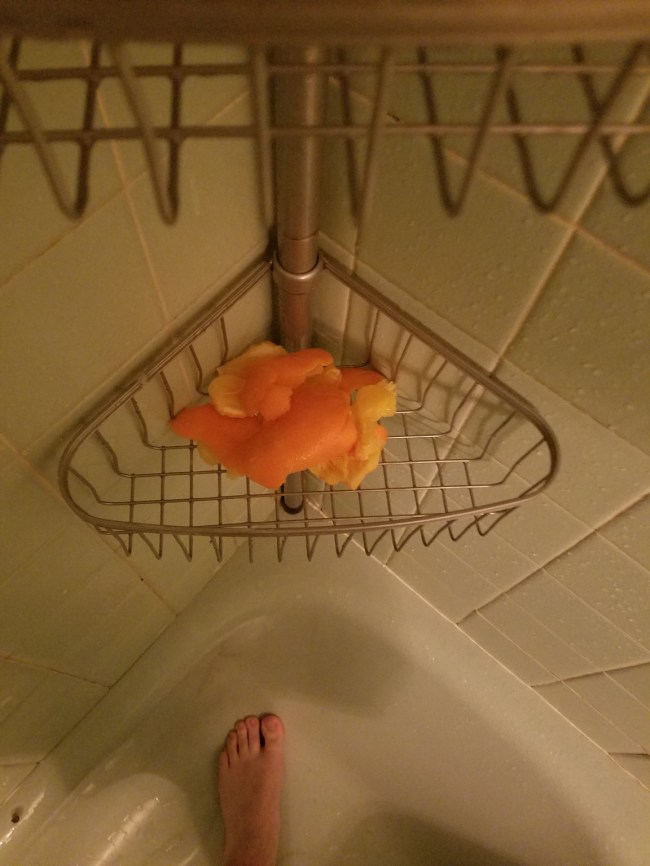 shower orange